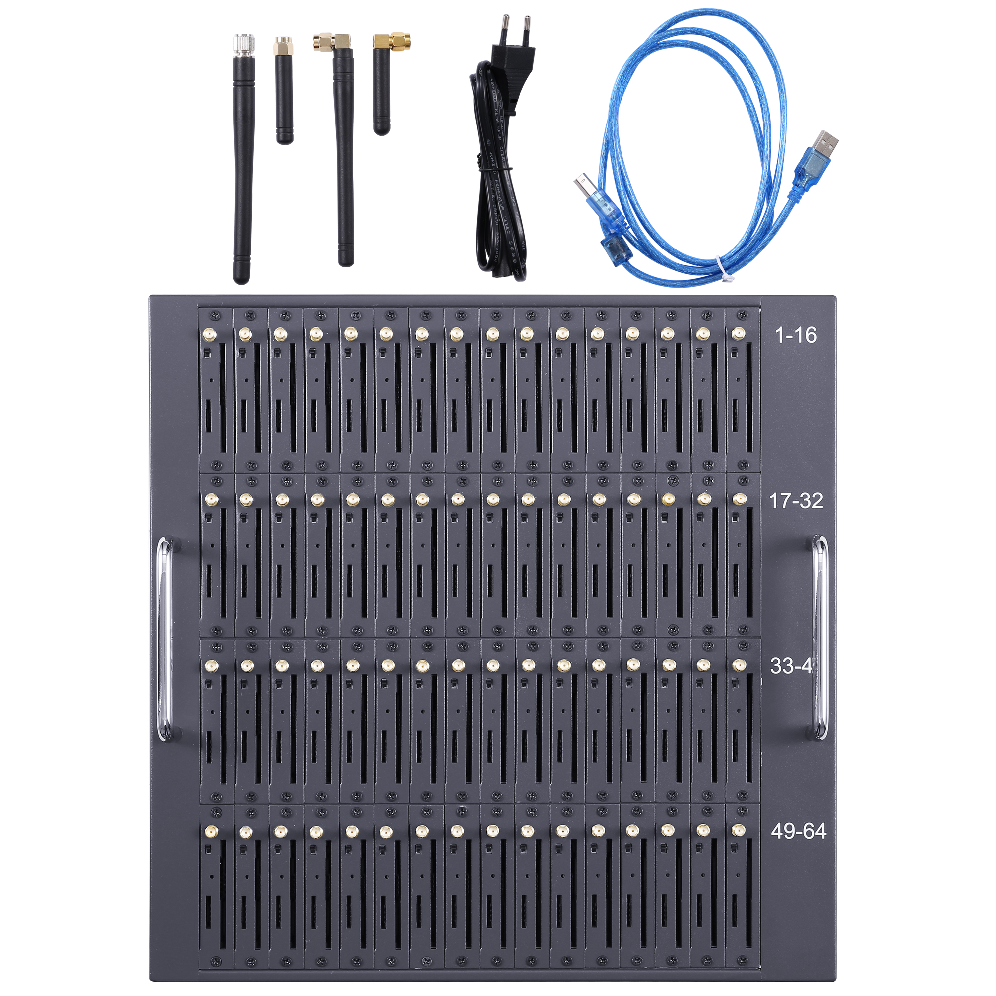 2G gsm 64 port bulk sms modem pool for USA 4G network